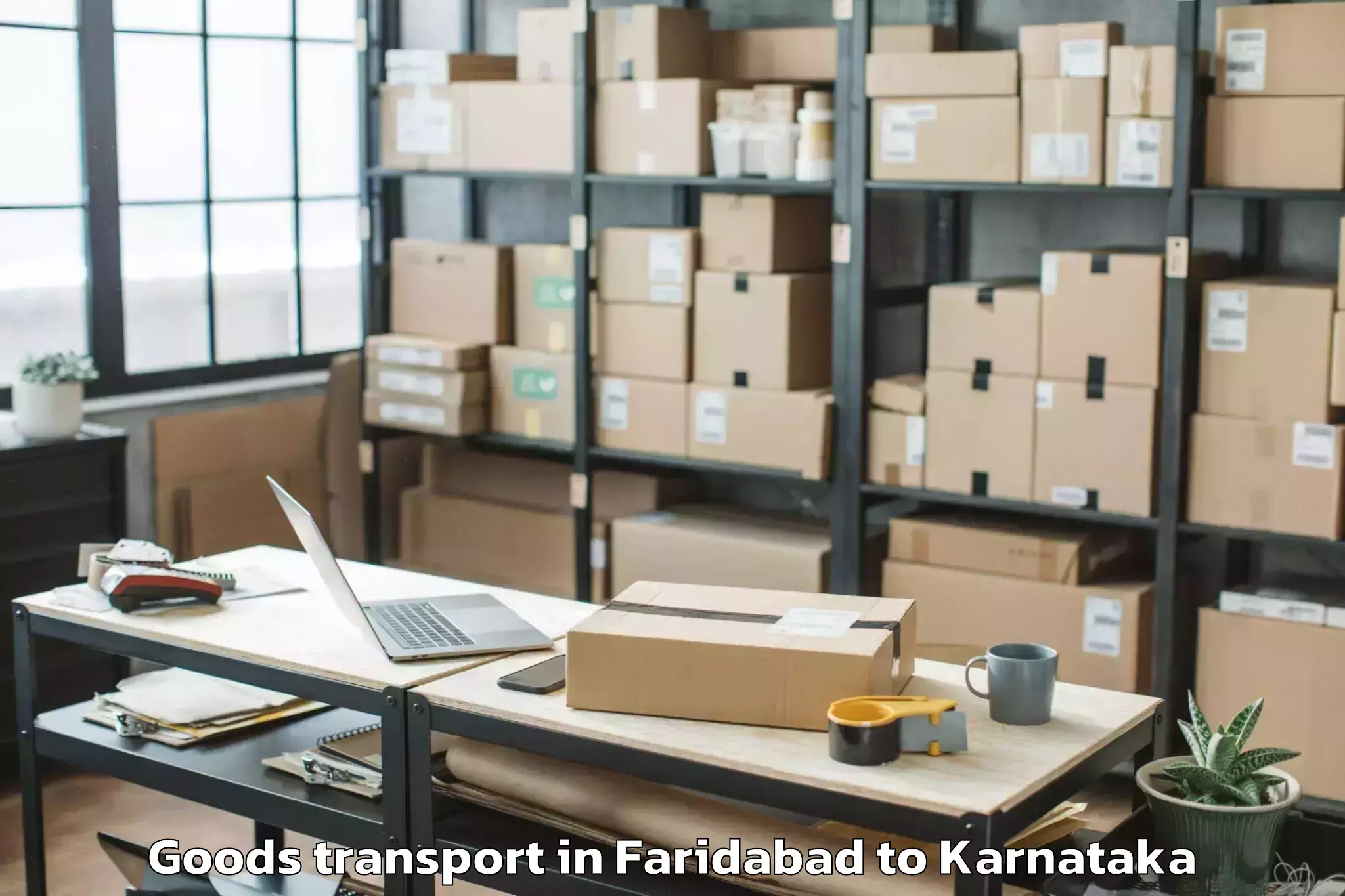 Book Faridabad to Sindgi Goods Transport Online